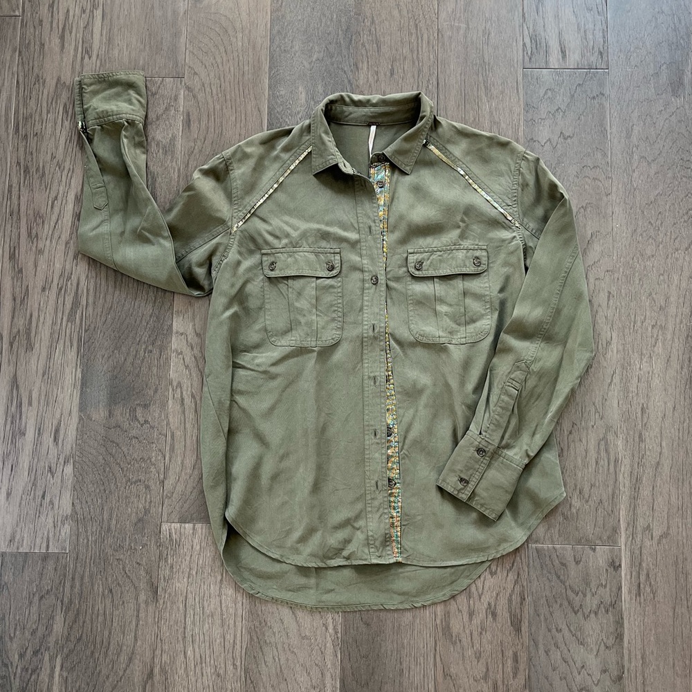 Free People Button Up